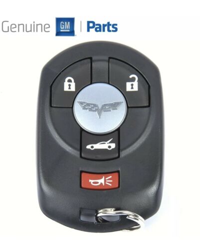 2005-2007 C6 Corvette Genuine GM Keyless Remote Key FOB Transmitter #1 10372541