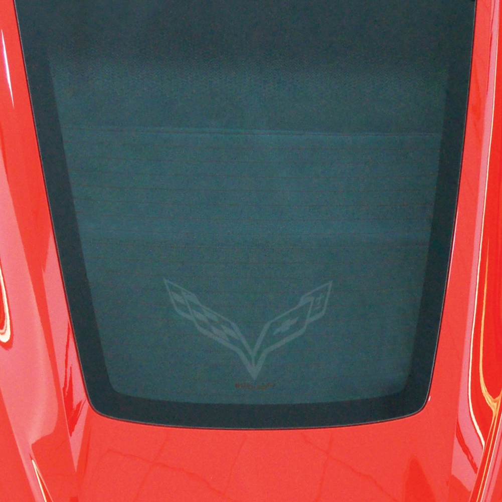 2014 C7 Corvette Cargo Shade With Stingray Logo : Upper Cargo Shade Only