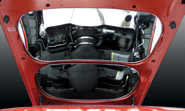 C6 Corvette 2-pc Stainless Steel Hood Panels