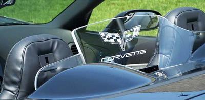 C6 Corvette 05-13 Convertible Wind Restrictor / Deflector with C6 Grand Sport Logo