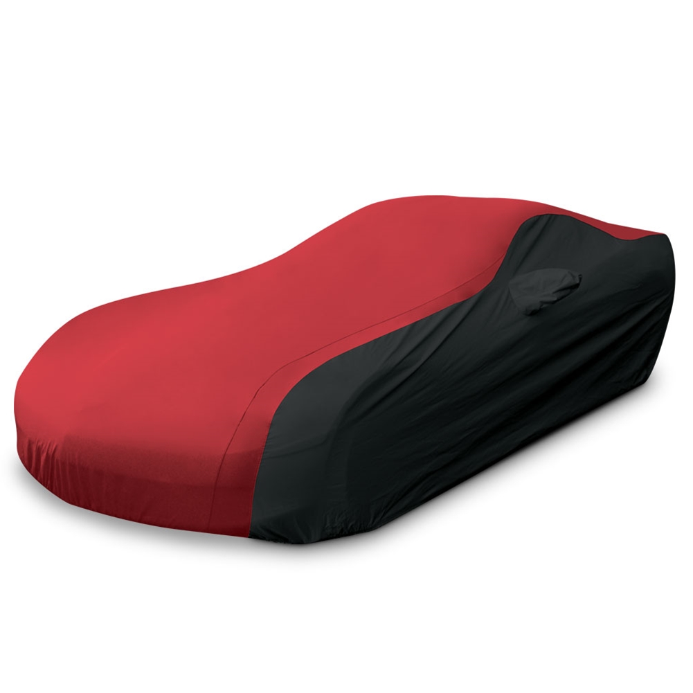 C6, Z06, ZR1, Grand Sport Corvette Ultraguard Car Cover, Indoor/Outdoor, Red/Black