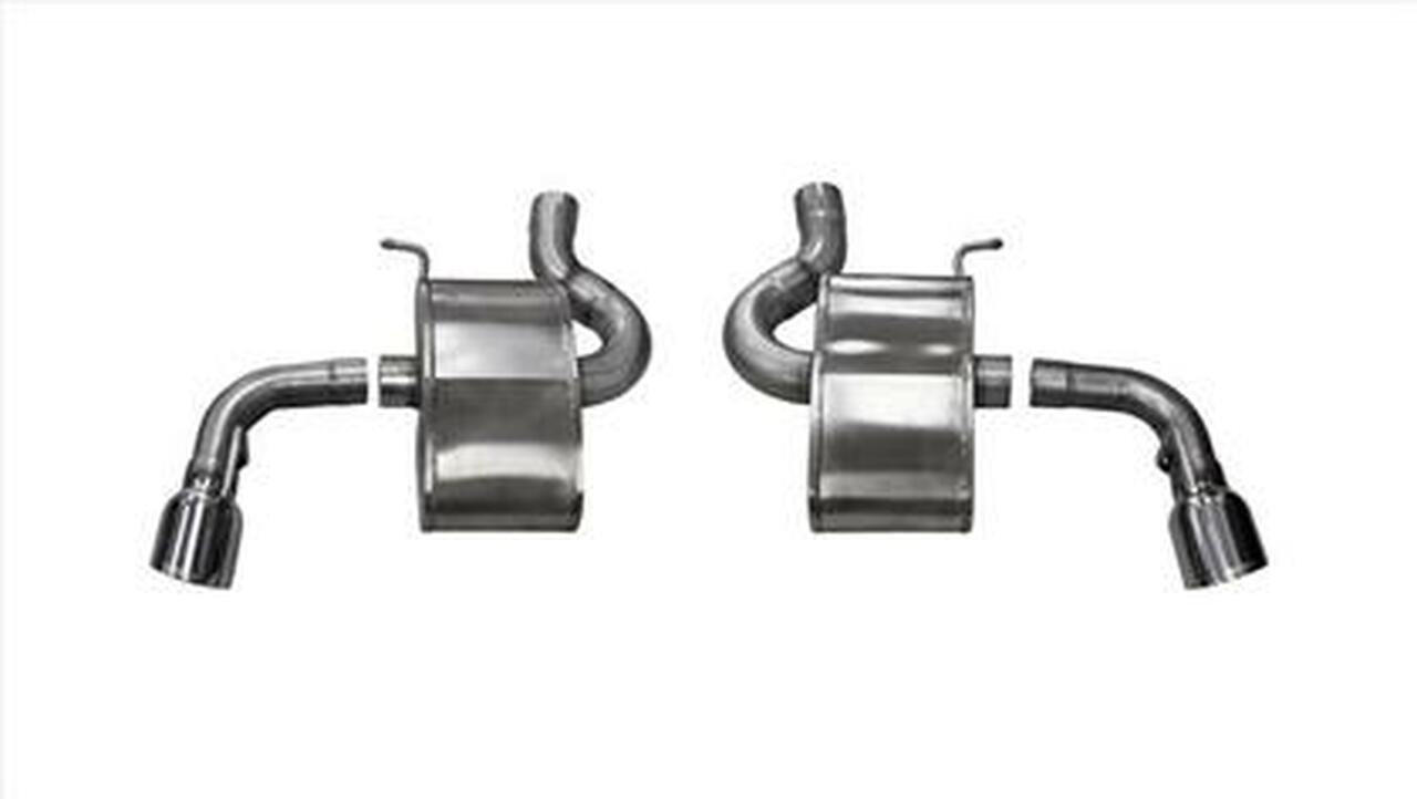 16-22+ Camaro SS/ZL1 Polished Dual Tip 4.5" Performance Axle-Back Extreme Exhaust, Corsa