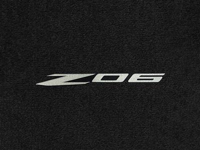 2023 Lloyds Black Z06 Silver on Black Logo Floor Mats