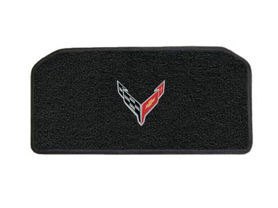 2020-2024 C8 Corvette Ebony / Black Lloyds C8 Cross Flag Emblem Front Trunk Mat
