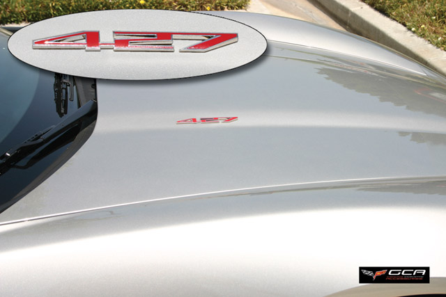 2006-13 C6/Z06 Genuine Corvette Accessory "427" Chrome Plated Hood Emblem