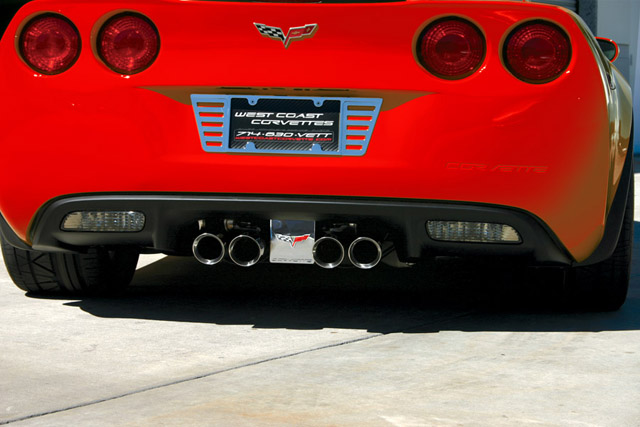 2008+ C6 Corvette Corvette Billet Exhaust Plate(with NPP or Corsa Exhaust)