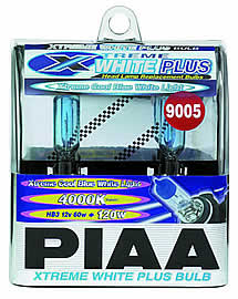 PIAA 9000 Series Xtreme White Plus Bulbs Pair Corvette 9005, 9006