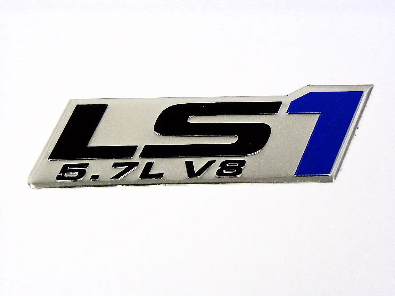 Billet Aluminum ZR1 Style LS1 5.7L V8 Emblem Plate Fender Badge