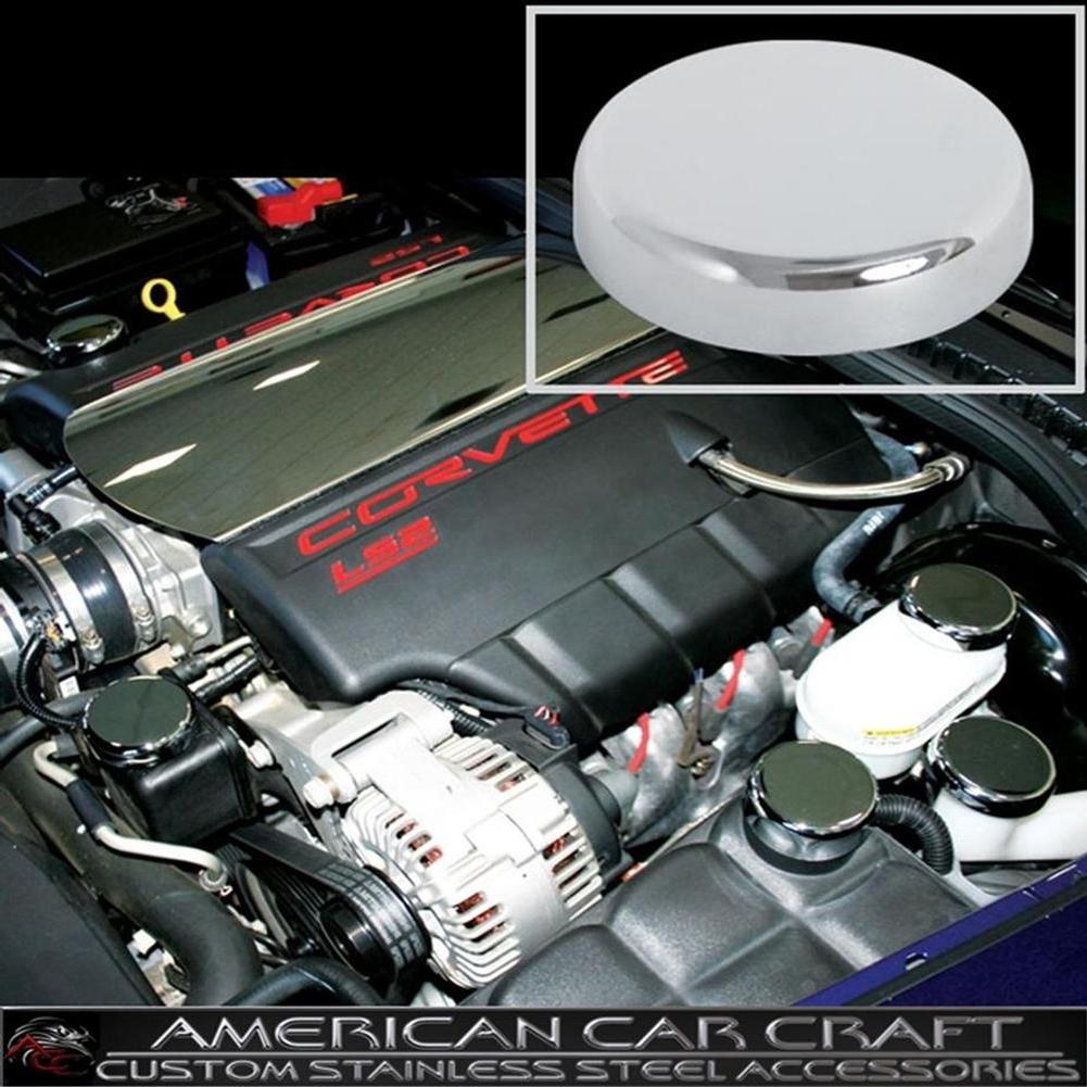 2005-2013 C6 Corvette Engine Cap Set - Chrome Overlay, Manual or Automatic