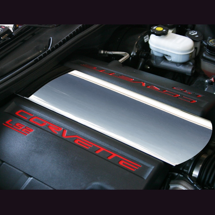 C6, Z06 2005-13 Corvette Stainless Steel Plenum Cover LS2, LS3, LS7