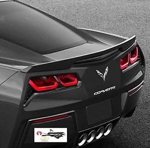 2014+ Corvette Stingray GM OEM Blade Spoiler Kit, Z51 Style, Painted Cyber Gray