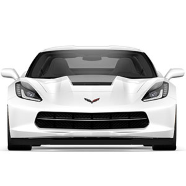 2014+ Corvette Stingray GM OEM Front Decal Package, Hood, Carbon Flash