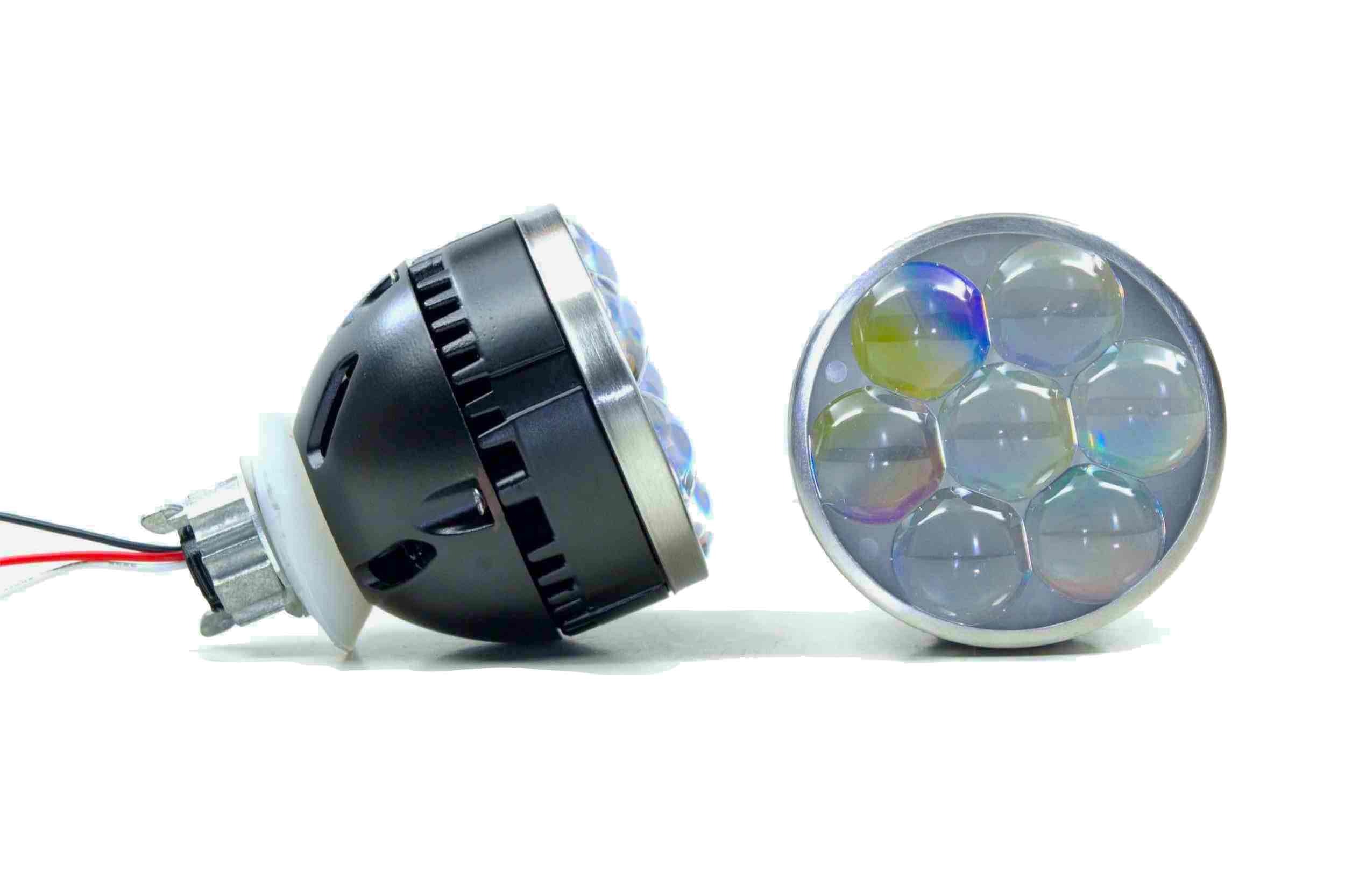 Morimoto LED High Beam: Profile Hi-Lens 2.0 (RGBW DRL)