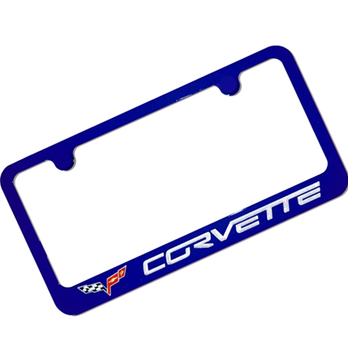 Corvette Color-Matched License Plate Frame C6 2005-2013