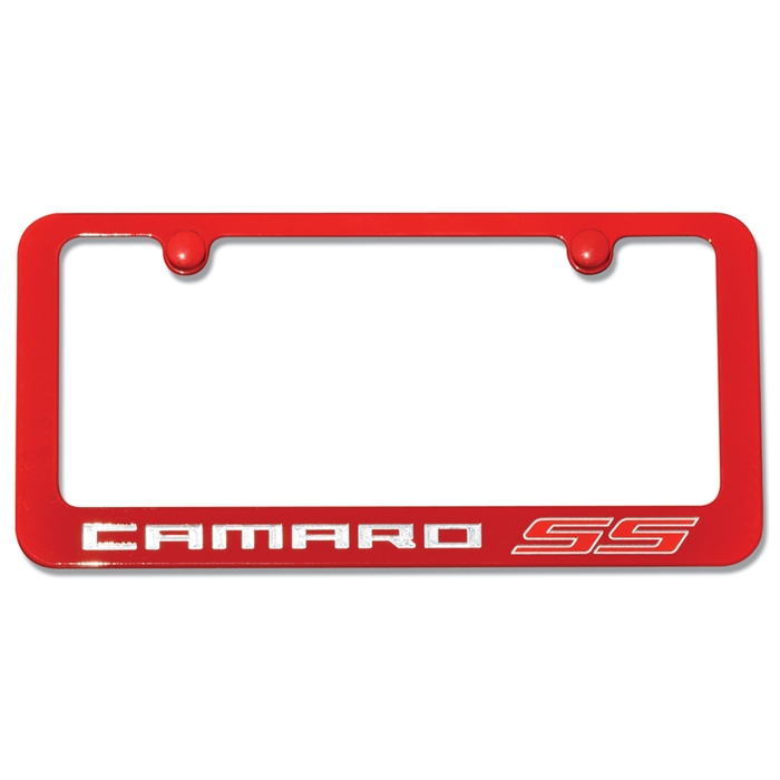 Camaro SS Exterior Custom Painted Color License Plate Frame