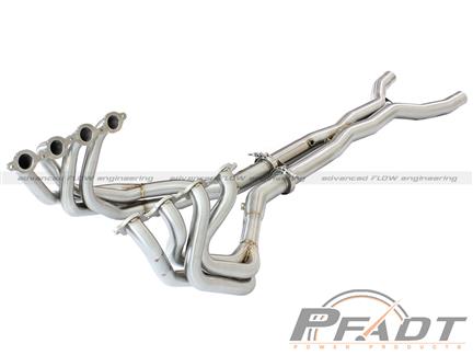 Corvette C7 14-15 V8-6.2L LT1, aFe Power PFADT Series Headers and X-Pipe RACE, No Cats