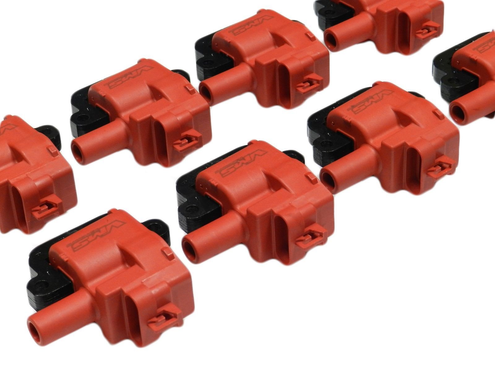 VMS STYLE Ignition Coil Pack Set of 8 for Camaro / Firebird, C5 Corvette LS1, LS6 1997-2002 D580 C1144 RED