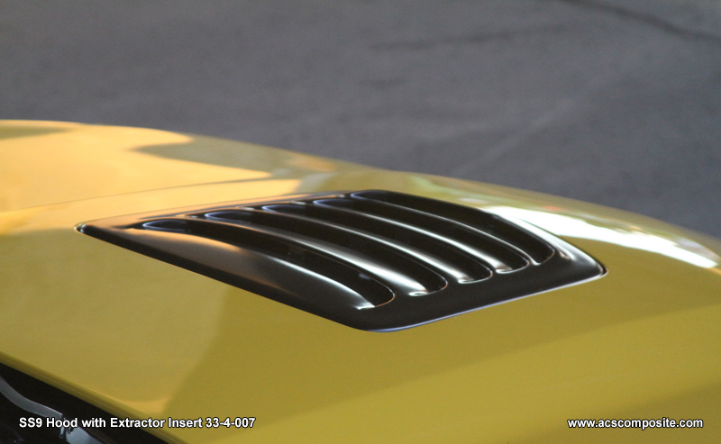 ACS Corvette Functional Louvered Insert for SS9 and C6 Corvette Monster / ZR1 Hoods