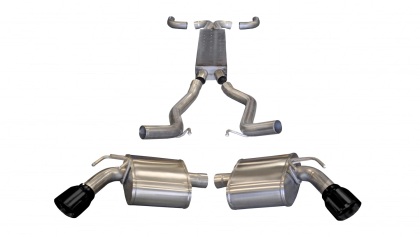 Corsa 11-13 Chevrolet Camaro Convertible SS 6.2L V8 Auto Black Sport Cat-Back + XO Exhaust Corsa 11-13 Chevrolet Camaro Convertible SS 6.2L V8 Auto Black Sport Cat-Back + XO Exhaust