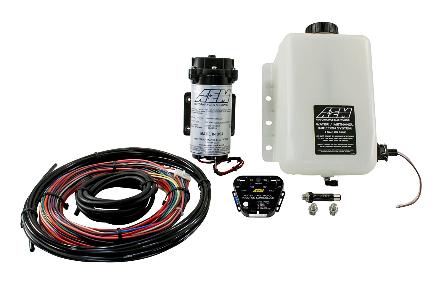 AEM V2 1-Gallon Water/Methanol Injection Kit with Multi-Input Controller for Corvette, Camaro and others