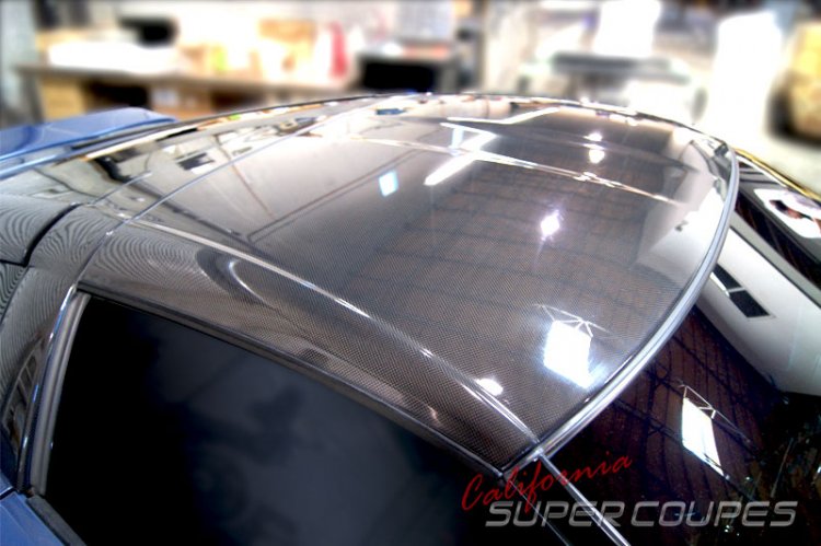 Corvette C6 Carbon Fiber Roof Skin, Roof Replacement Outer Panel by CSC