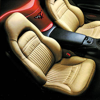 Leather Seat Covers, 100% Leather Sport Seats, C5 Corvette