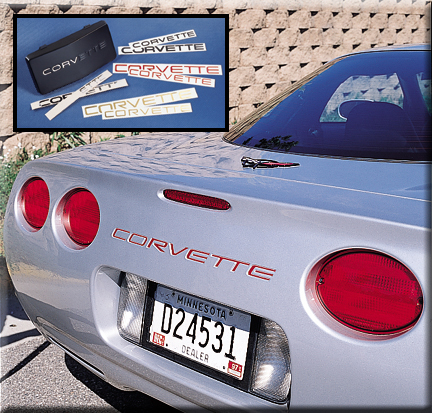 Corvette Lettering Kit. Black - C5 Corvette