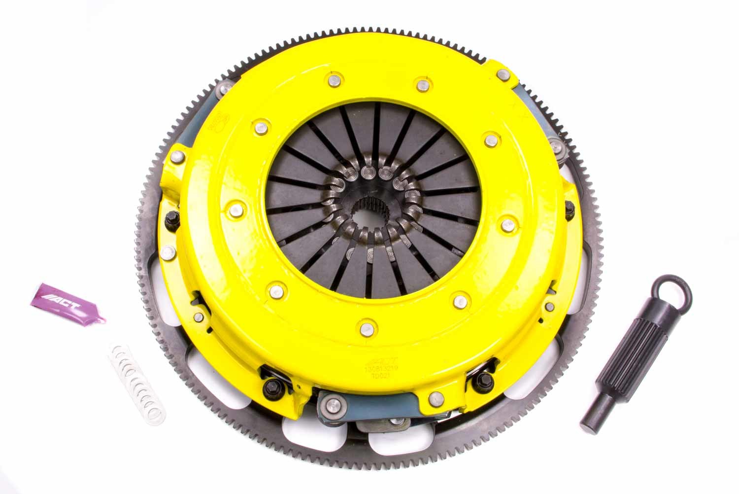 C5, C6 Corvette, Camaro, ACT Clutch Kit, Heavy Duty, Twin Disc, 1-1/8 in x 26 Spline, Rigid Hub, Flywheel, Organic C5, C6 Corvette, Camaro, ACT Clutch Kit, Heavy Duty, Twin Disc, 1-1/8 in x 26 Spline, Rigid Hub, Flywheel, Organic