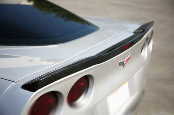 C6 Corvette/ C6 Z06 / Grand Sport Carbon Fiber Rear Spoiler Full Length