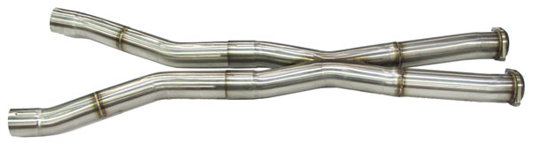 B&B C7 Corvette Stingray Stainless Steel X-Pipe, Crossover Pipe With High Flow Cats