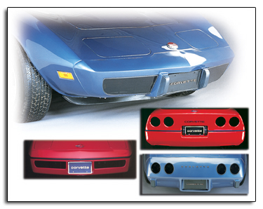 Blackout Kit, Front & Rear Carbon Fiber, C5 Corvette