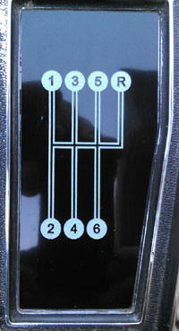 1968-1982 Chevrolet Corvette 6 Speed Shift Pattern For T56 1968-1982 Chevrolet Corvette 6 Speed Shift Pattern For T56