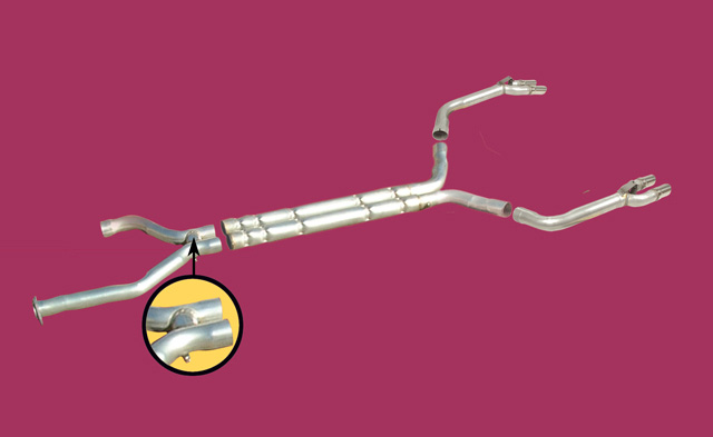 1992-1995 CHAMBERED EXHAUST SYSTEM Pipes