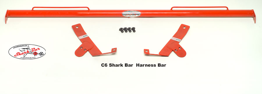 Corvette C6 & Z06, ZR1, Grand Sport Sharkbar Harness Mounting Bar  2005-2013 w/ Cut GM Interior Panels