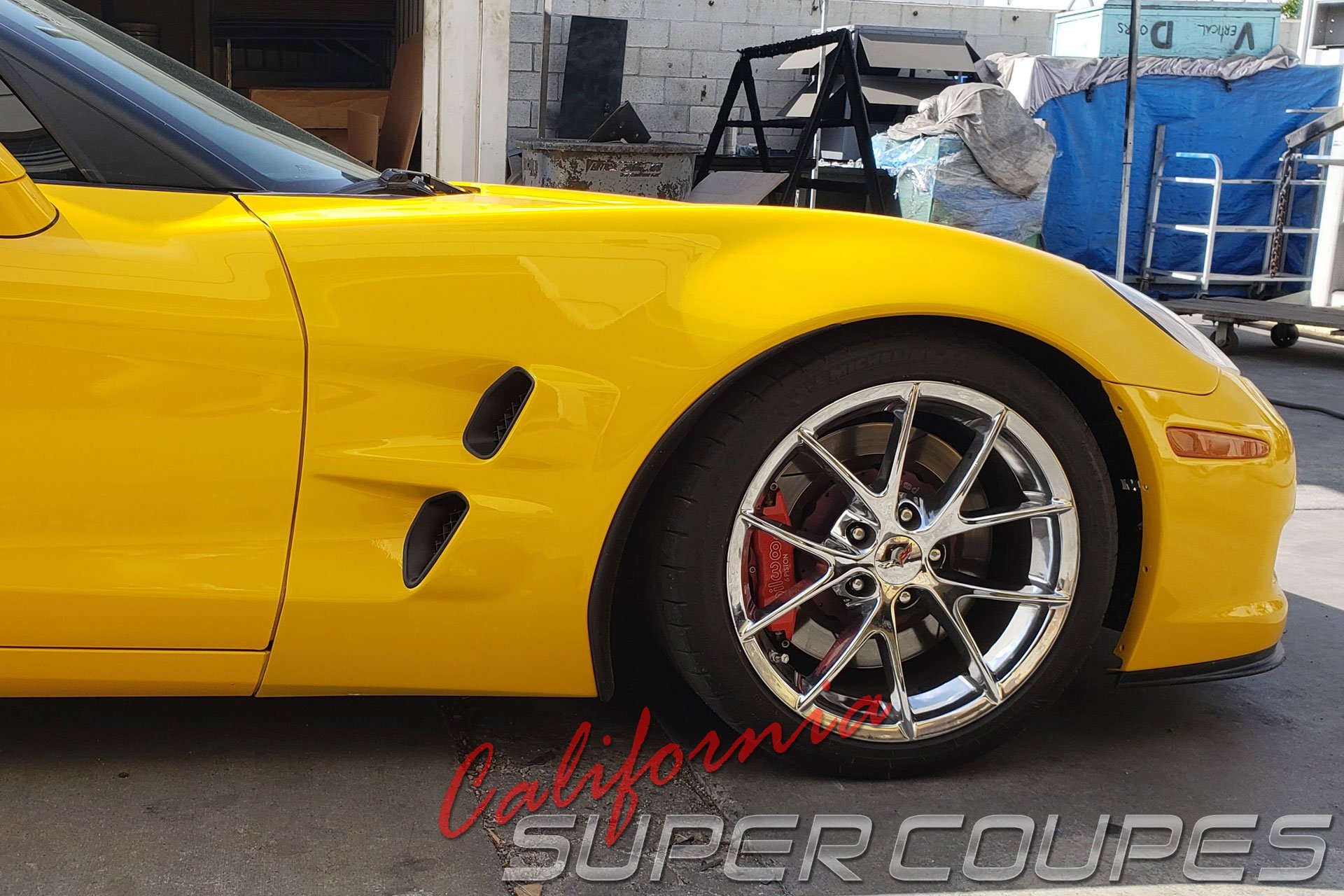 Front Fenders ZLR 3.0" Wider ZR1 Style w/ Liners for Chevrolet Corvette C6, All Models
