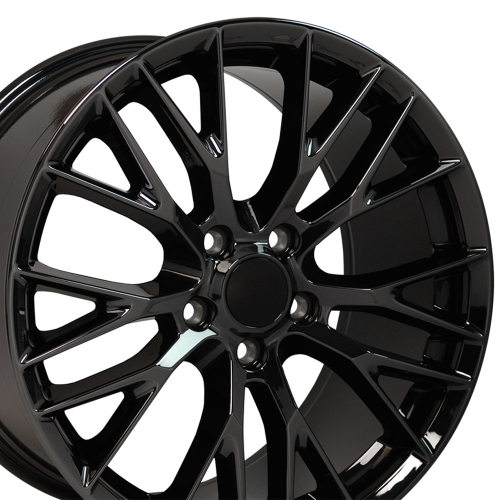 Corvette, C7 Stingray Style, 18x10.5 Wheel for 1988-2004 C4/C5 and Camaro 93-2002 Fitment, Satin Black Corvette, C7 Stingray Style, 18x10.5 Wheel for 1988-2004 C4/C5 and Camaro 93-2002 Fitment, Satin Black