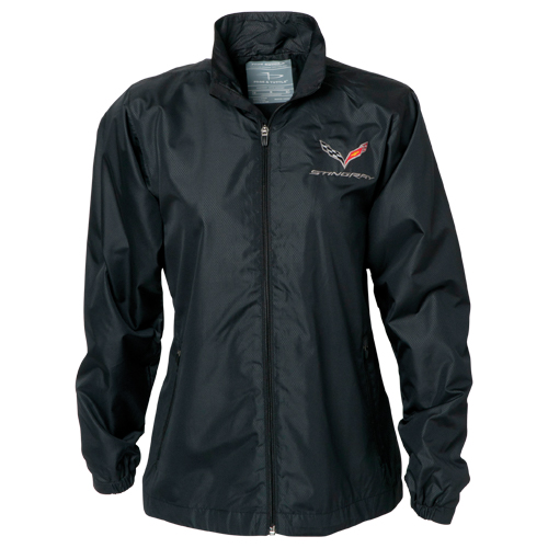 C7 Corvette Stingray Ladies Freeswing Jacket, Black