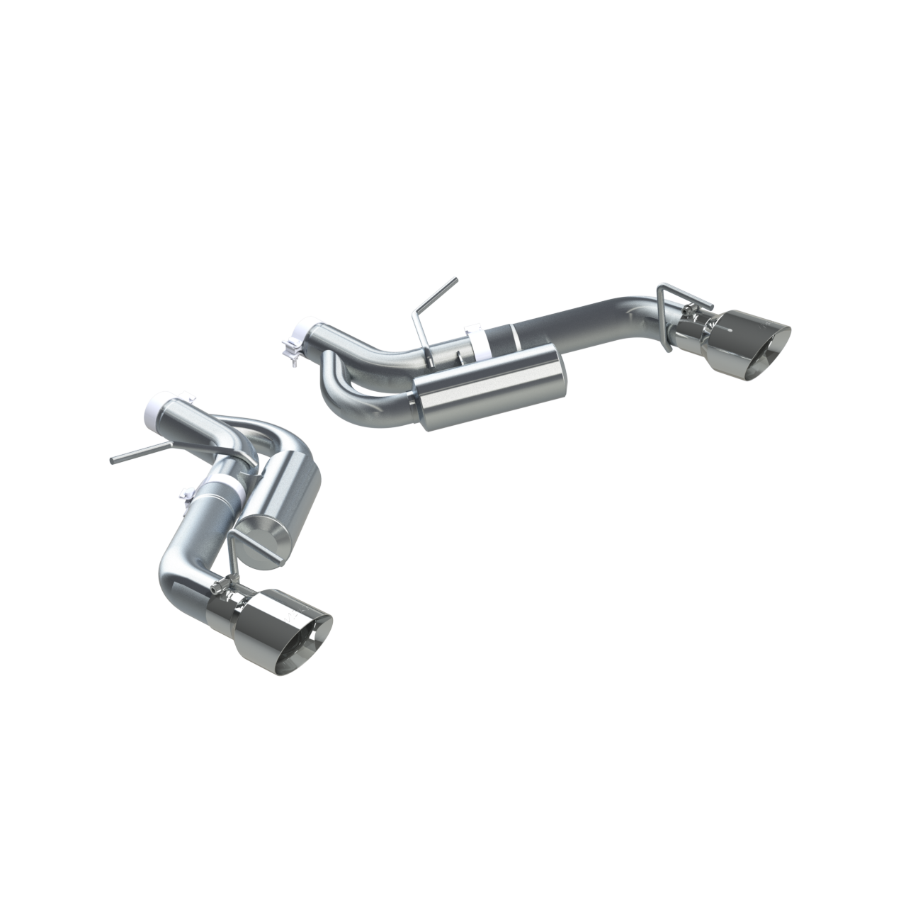 3 in Dual Axle Back For 16-20 Camaro SS T409 Stainless Steel MBRP