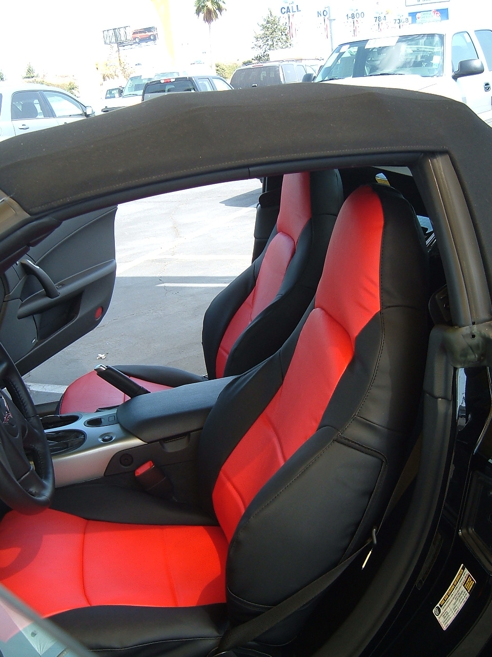 C6 Corvette Performance C6 Corvette Coverking Custom Seat Covers Leatherette Pair