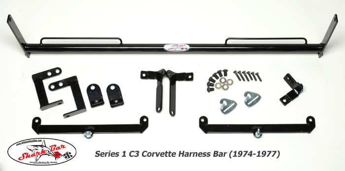 C3 Corvette 1974-1975 Sharkbar Series 1, Racing Harness Mounting Bar for Track Day Gear C3 Corvette 1974-1975 Sharkbar Series 1, Racing Harness Mounting Bar for Track Day Gear