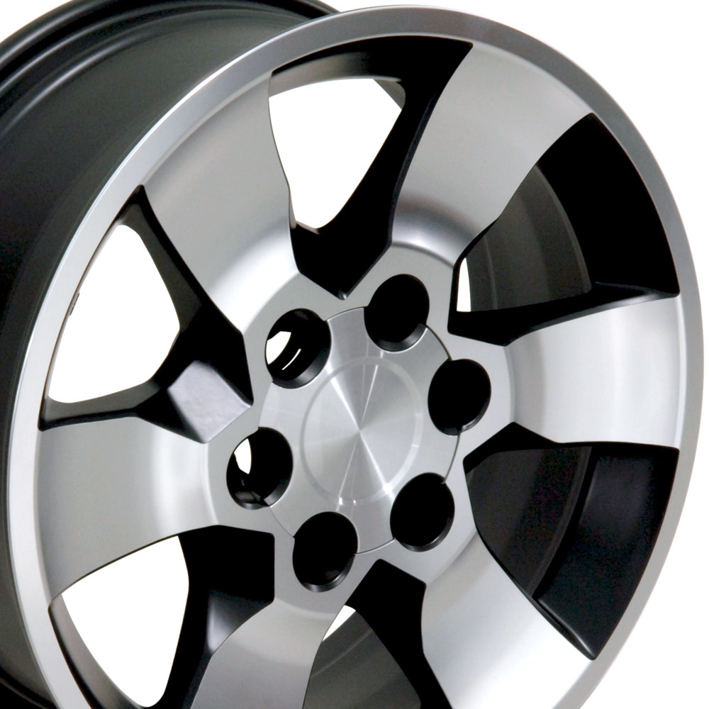 17" Replica Wheel fits Toyota 4Runner,  TY13 Satin Black Machined 17x7