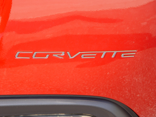 C6 Corvette Lettering Kit - Acrylic Rear Bumper Indent