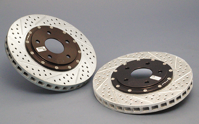 BAER C6 / Z51 Corvette Front ERADISPEED Plus One 13.35" Brake Rotors - PAIR Drilled Slotted