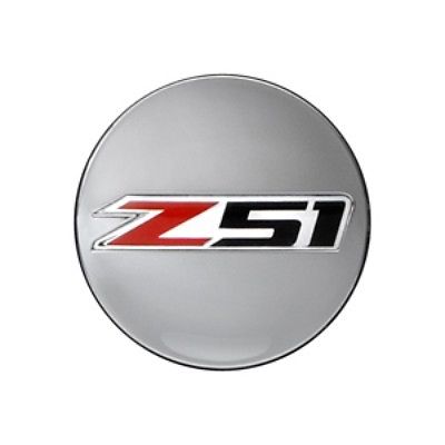 C7 Corvette Stingray Z51 Logo Chrome Genuine GM OEM Wheel Center Cap