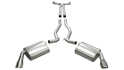 Corsa 10-13 Chevrolet Camaro Convertible SS 6.2L V8 Manual Polished Sport Cat-Back + XO Exhaust Corsa 10-13 Chevrolet Camaro Convertible SS 6.2L V8 Manual Polished Sport Cat-Back + XO Exhaust