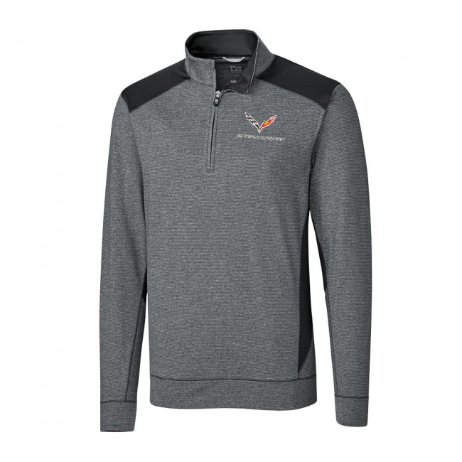 Corvette C7 Crossed Flag Logo Coastline Quarter-Zip Fleece
Charcoal Heather Corvette C7 Crossed Flag Logo Coastline Quarter-Zip Fleece
Charcoal Heather