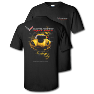 C7.R Corvette, C7 Corvette Racing Yellow Corvette Speedometer, Black, T-Shirt C7.R Corvette, C7 Corvette Racing Yellow Corvette Speedometer, Black, T-Shirt