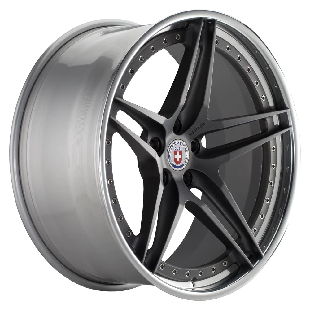 HRE C8 Corvette Wheels, Set, Modular 3-Piece Style S107, Available in 19”, 20”, 21" and 22"