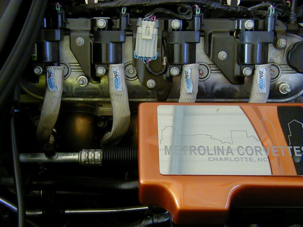 C5, C6, C7, C8 Corvette LSx KOOLSOX Fits all 1997-2021, Set of 8 Spark Plug Wire Heat Protection