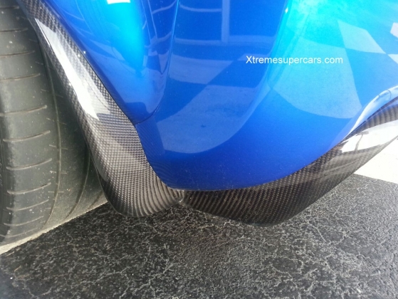 ZR1 Corvette Style Extreme Carbon Fiber 3" Rear Quarter Panel Splash Guards